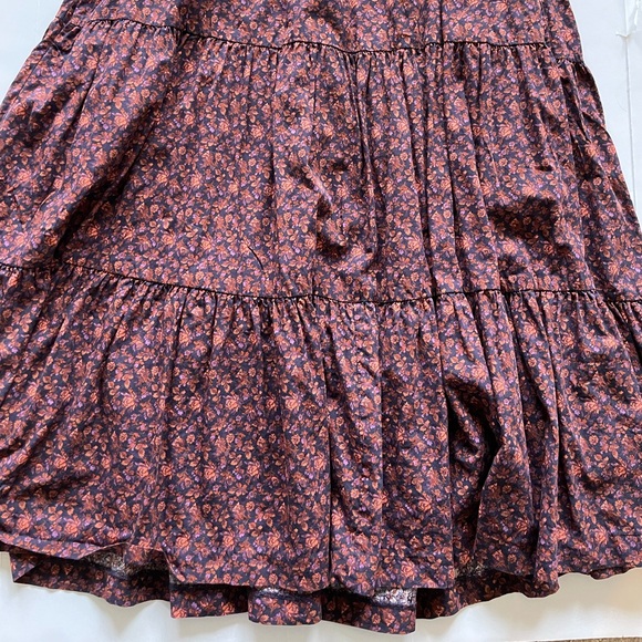 Madewell Aidy Square-Neck Tiered Midi Dress in Orchard Floral - Picture 7 of 11